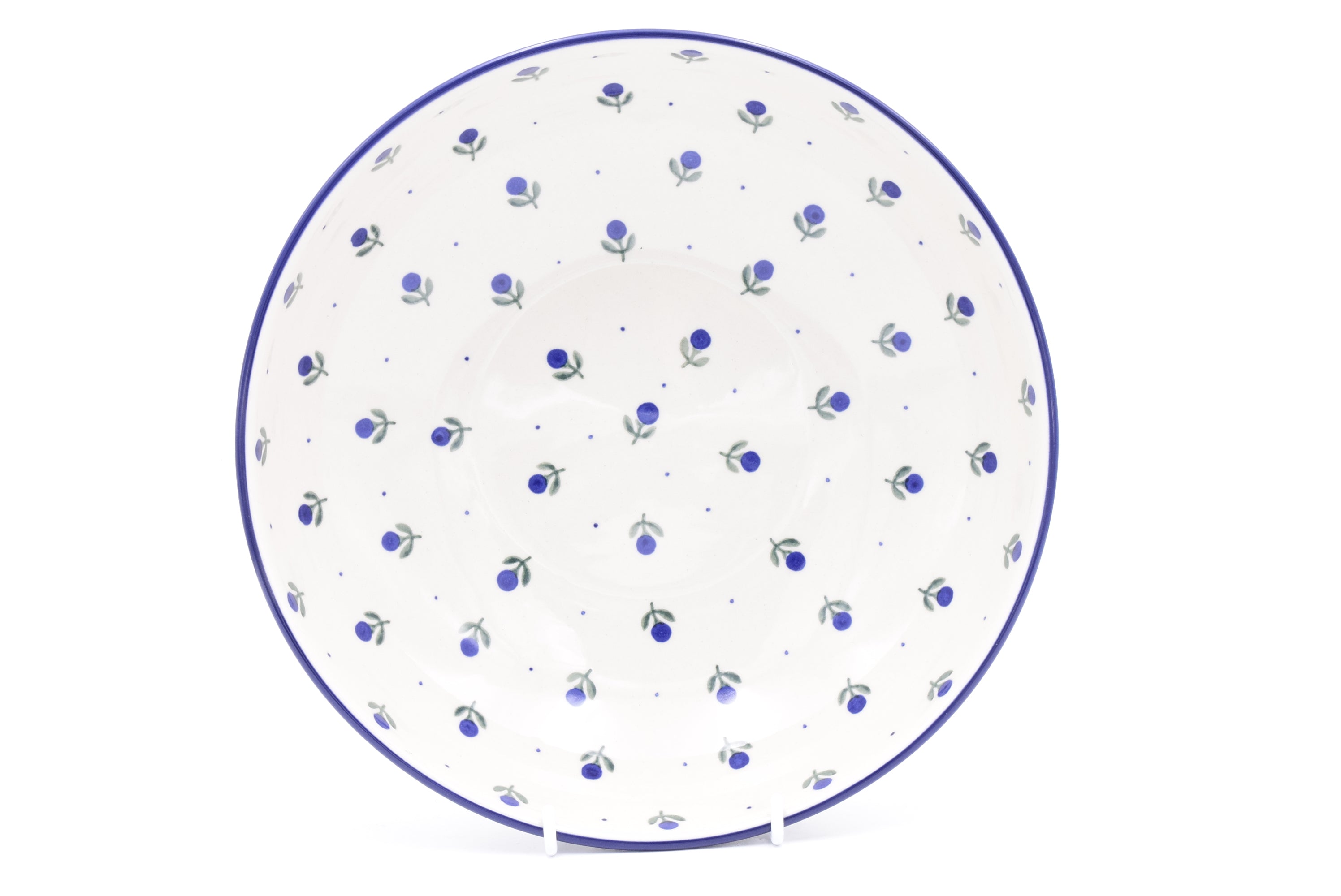 C36 Bunzlau Schaal laag 0013 - Blij Blauw Bunzlau