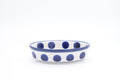 A35 Bunzlau Ovenschaal Ovaal 0036 - Blij Blauw Bunzlau