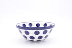058 Bunzlau Nestschaal 0036 - Blij Blauw Bunzlau
