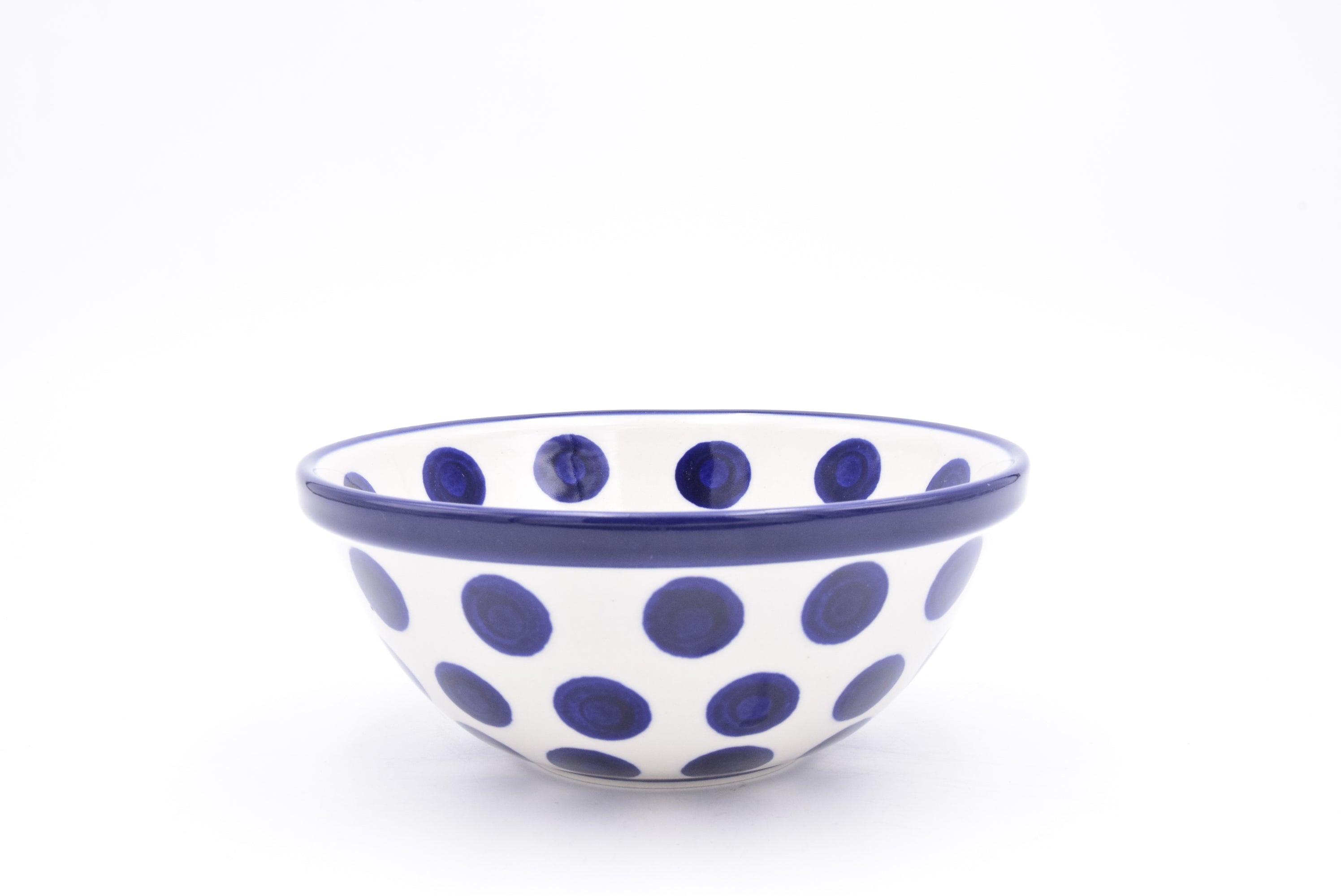 058 Bunzlau Nestschaal 0036 - Blij Blauw Bunzlau