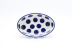 A35 Bunzlau Ovenschaal Ovaal 0036 - Blij Blauw Bunzlau
