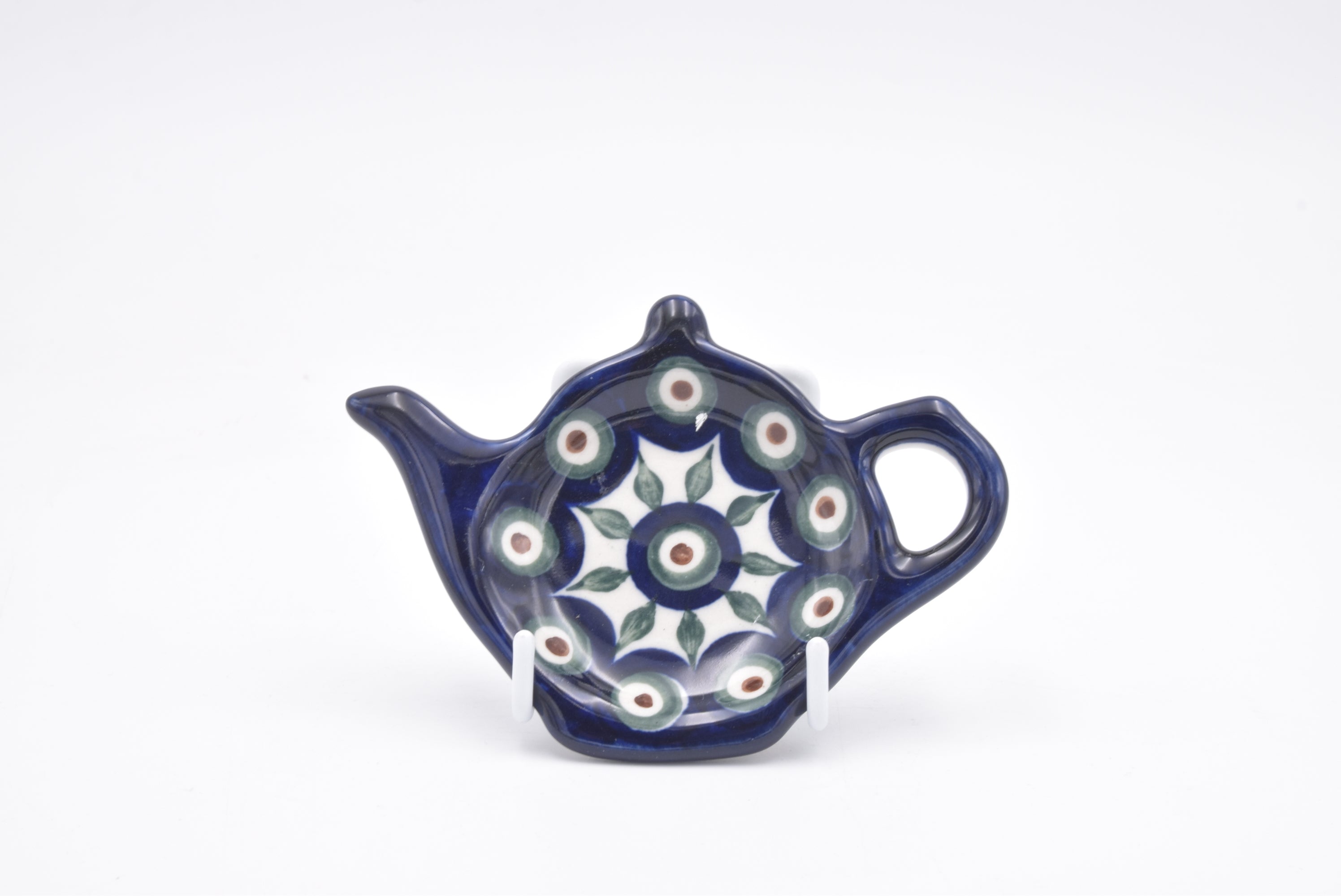 766 Bunzlau Theetipje 0054 - Blij Blauw Bunzlau