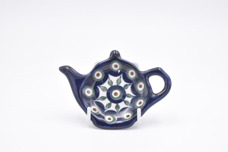 766 Bunzlau Theetipje 0054 - Blij Blauw Bunzlau