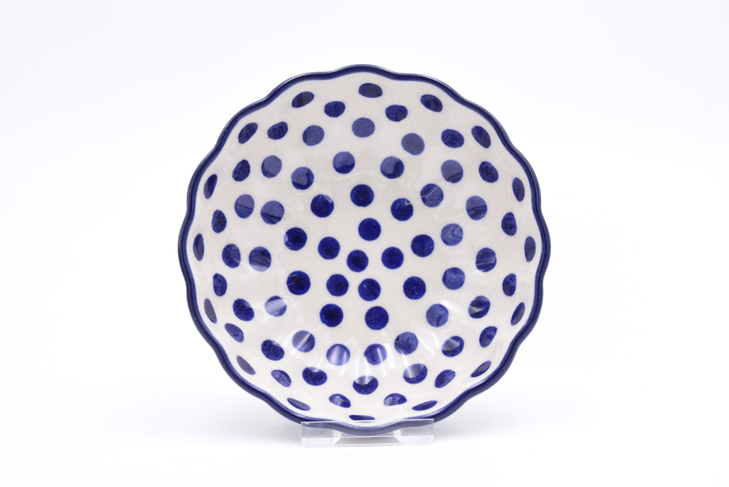 023 Bunzlau Schaaltje Ribbel 0061 - Blij Blauw Bunzlau
