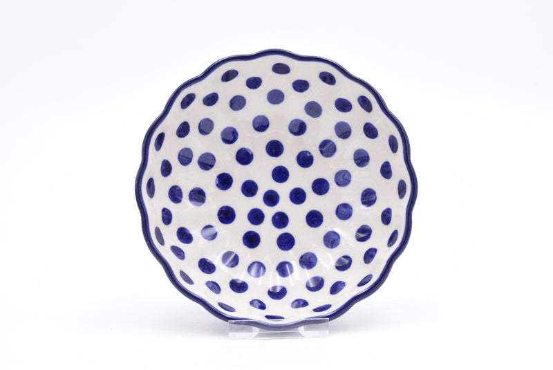 023 Bunzlau Schaaltje Ribbel 0061 - Blij Blauw Bunzlau