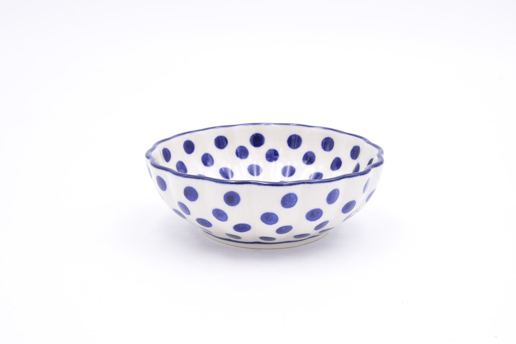 023 Bunzlau Schaaltje Ribbel 0061 - Blij Blauw Bunzlau