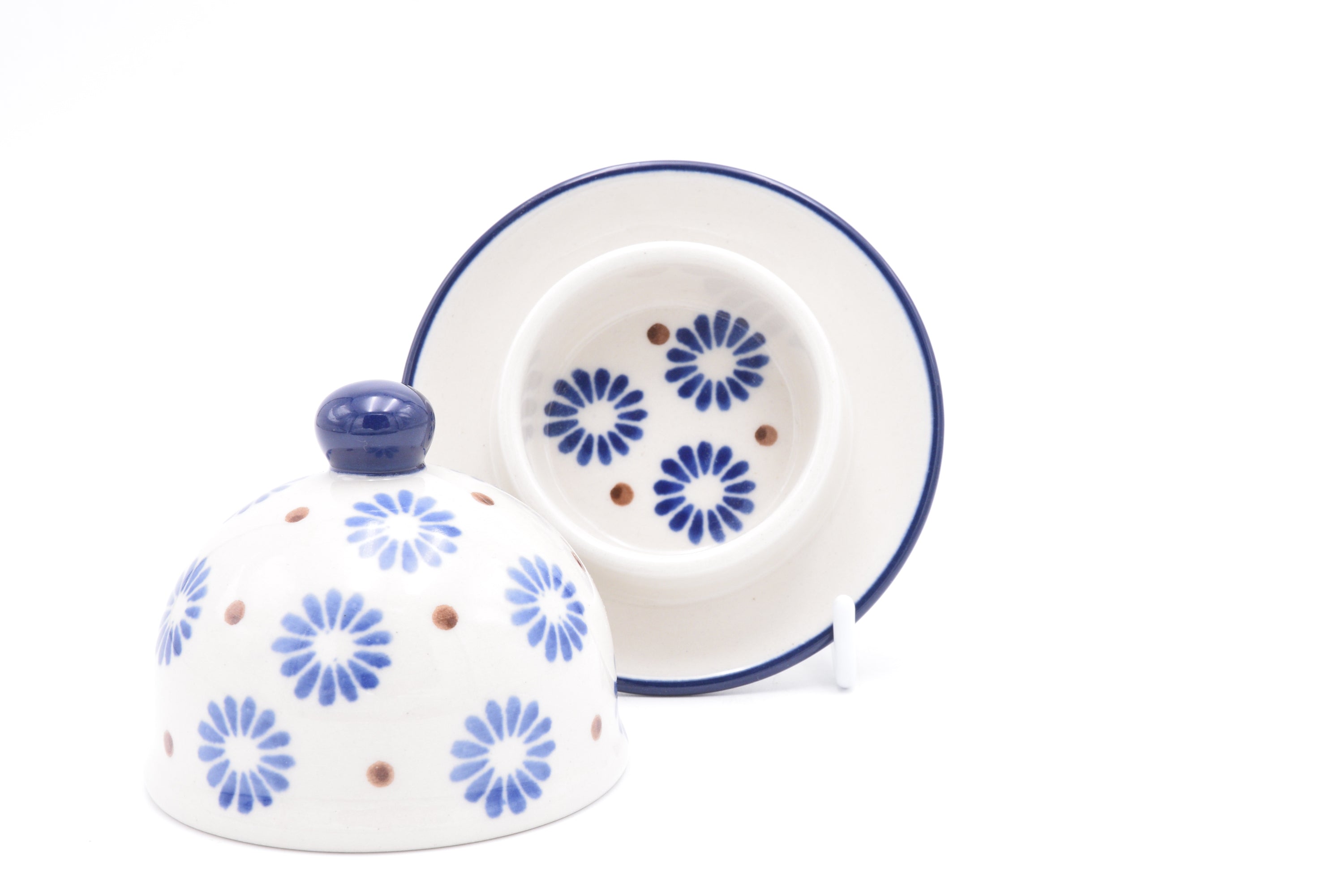C04 Bunzlau Botervlootje 0064A - Blij Blauw Bunzlau