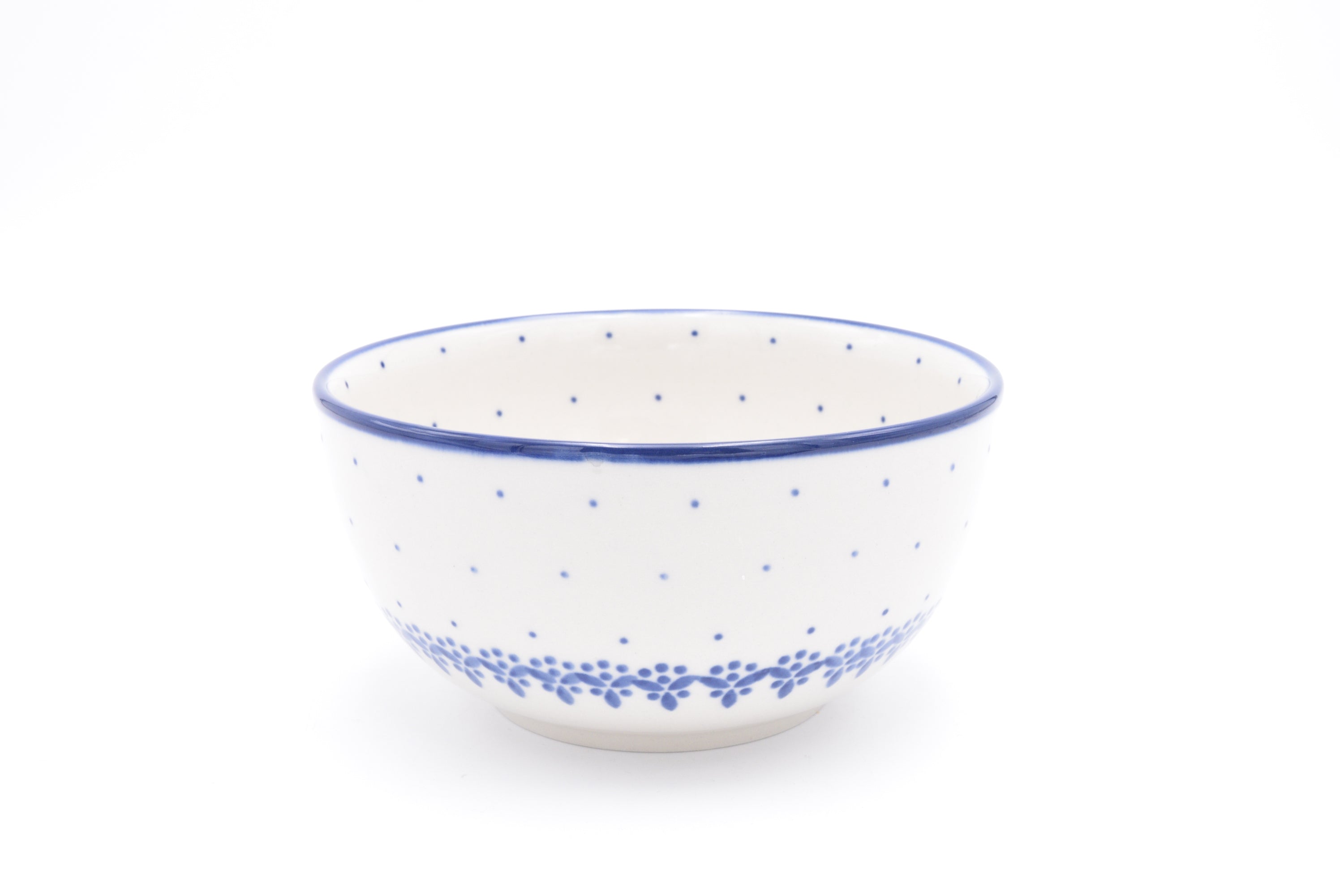 986 Bunzlau Ricebowl 00A2 - Blij Blauw Bunzlau