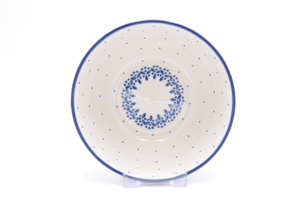 986 Bunzlau Ricebowl 00A2 - Blij Blauw Bunzlau