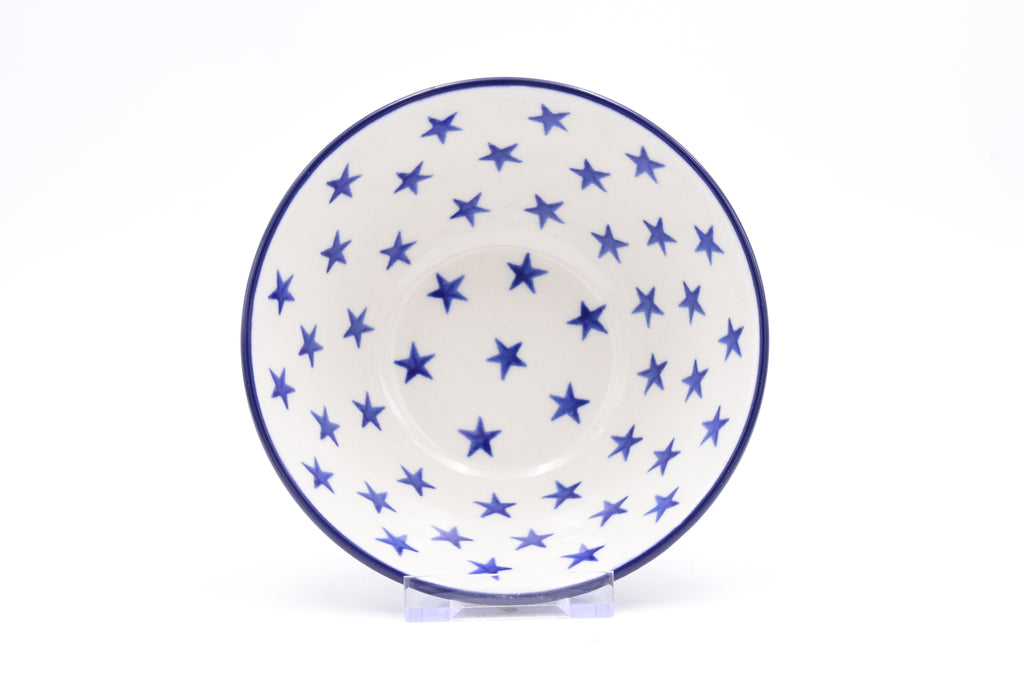 059 Bunzlau Nestschaal 0121 - Blij Blauw Bunzlau