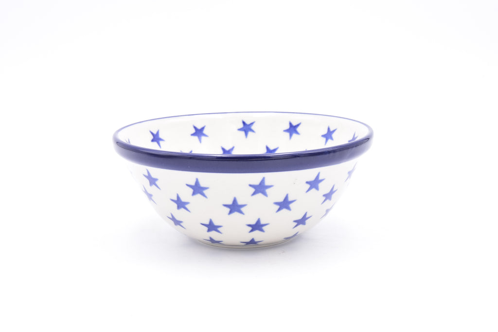 059 Bunzlau Nestschaal 0121 - Blij Blauw Bunzlau