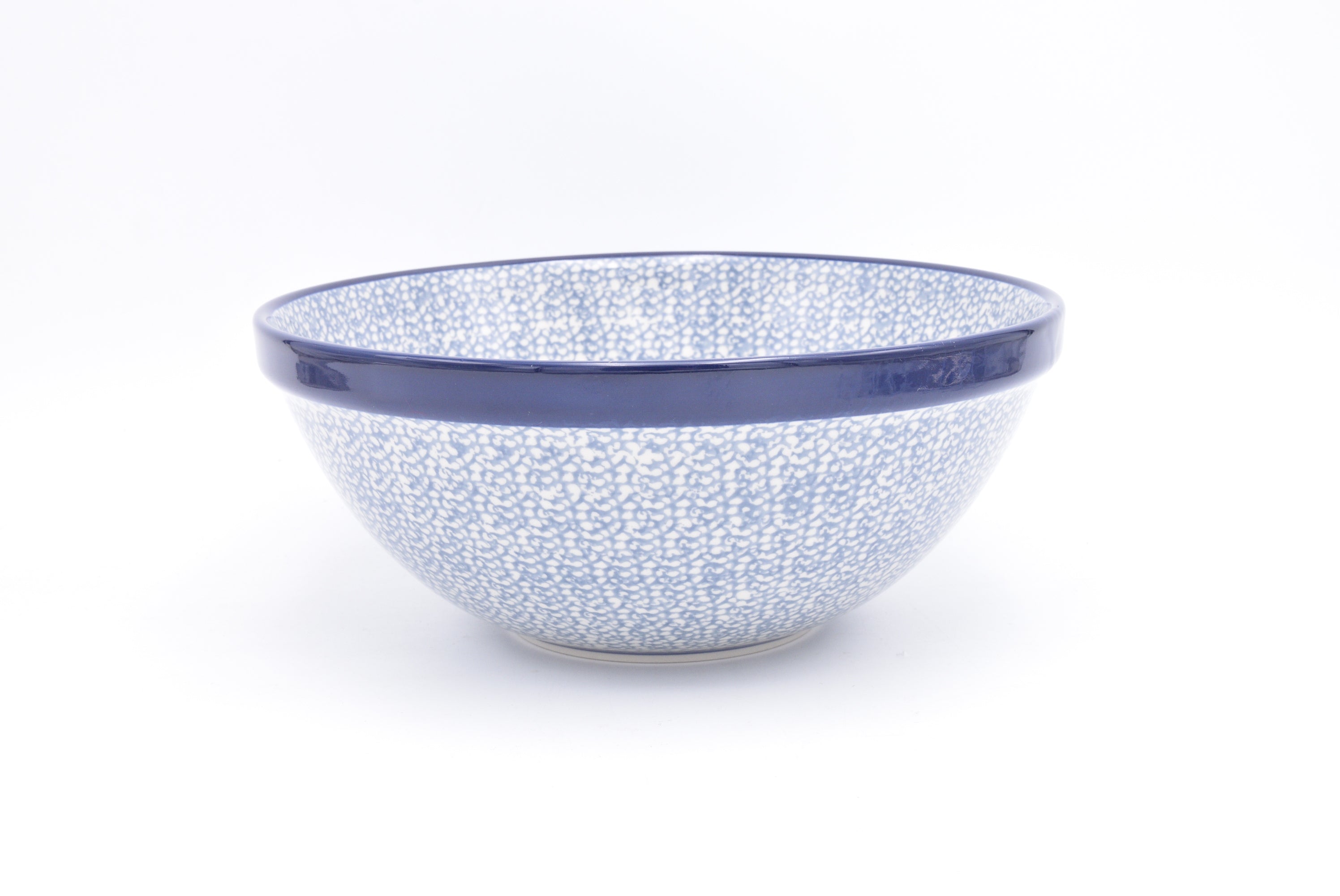 056 Bunzlau Nestschaal 0288A - Blij Blauw Bunzlau