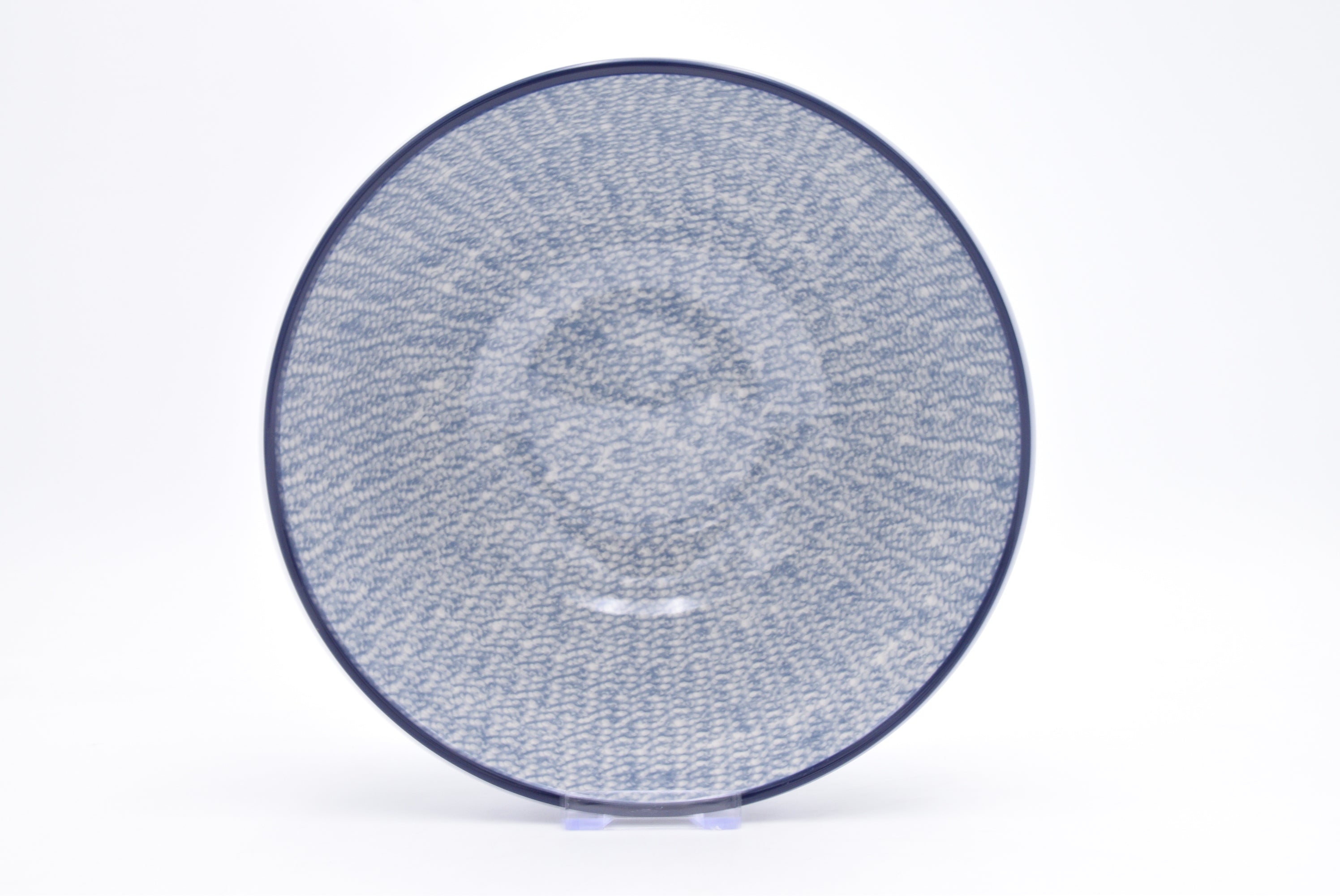 056 Bunzlau Nestschaal 0288A - Blij Blauw Bunzlau