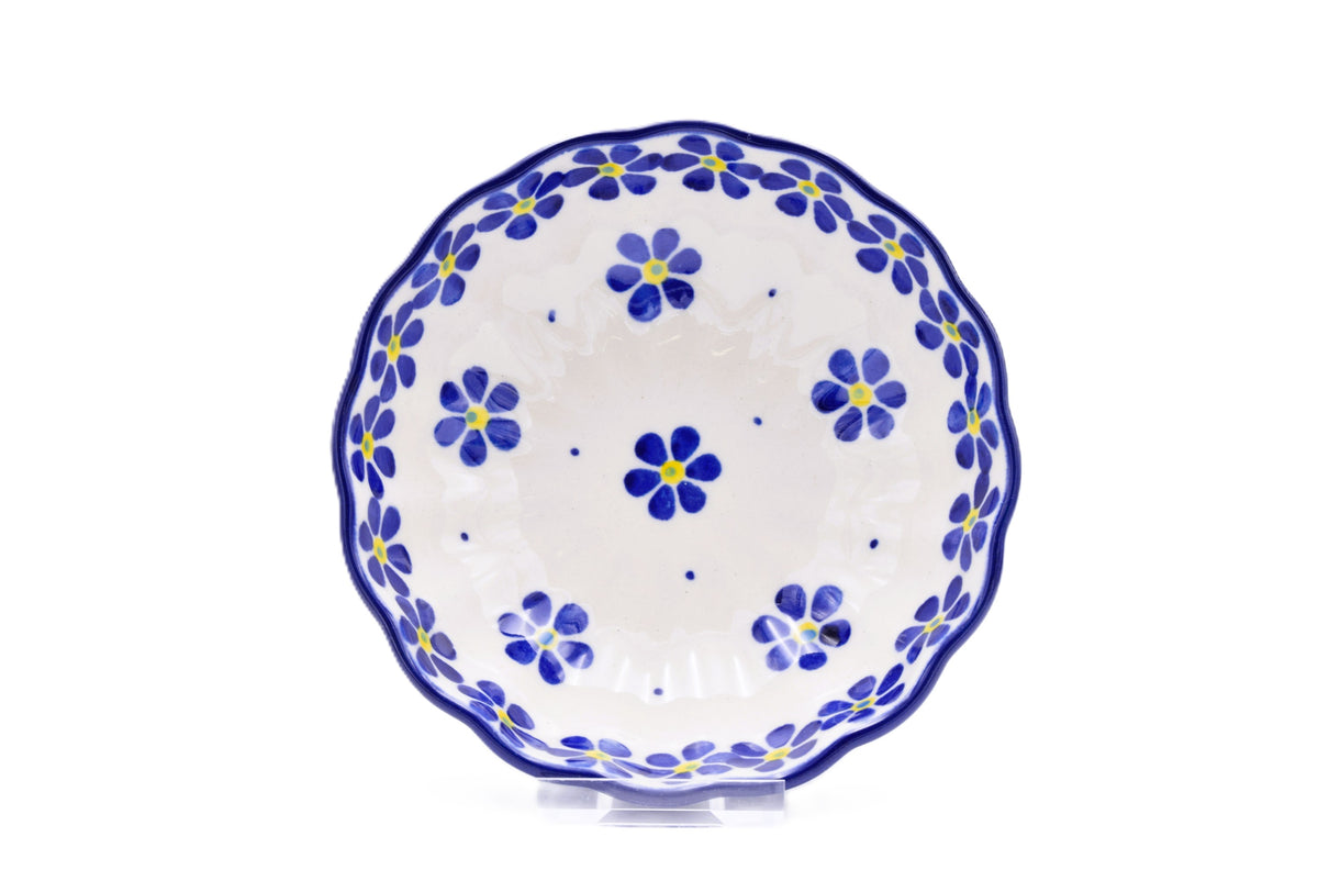 023 Bunzlau Schaaltje Ribbel 0342 - Blij Blauw Bunzlau
