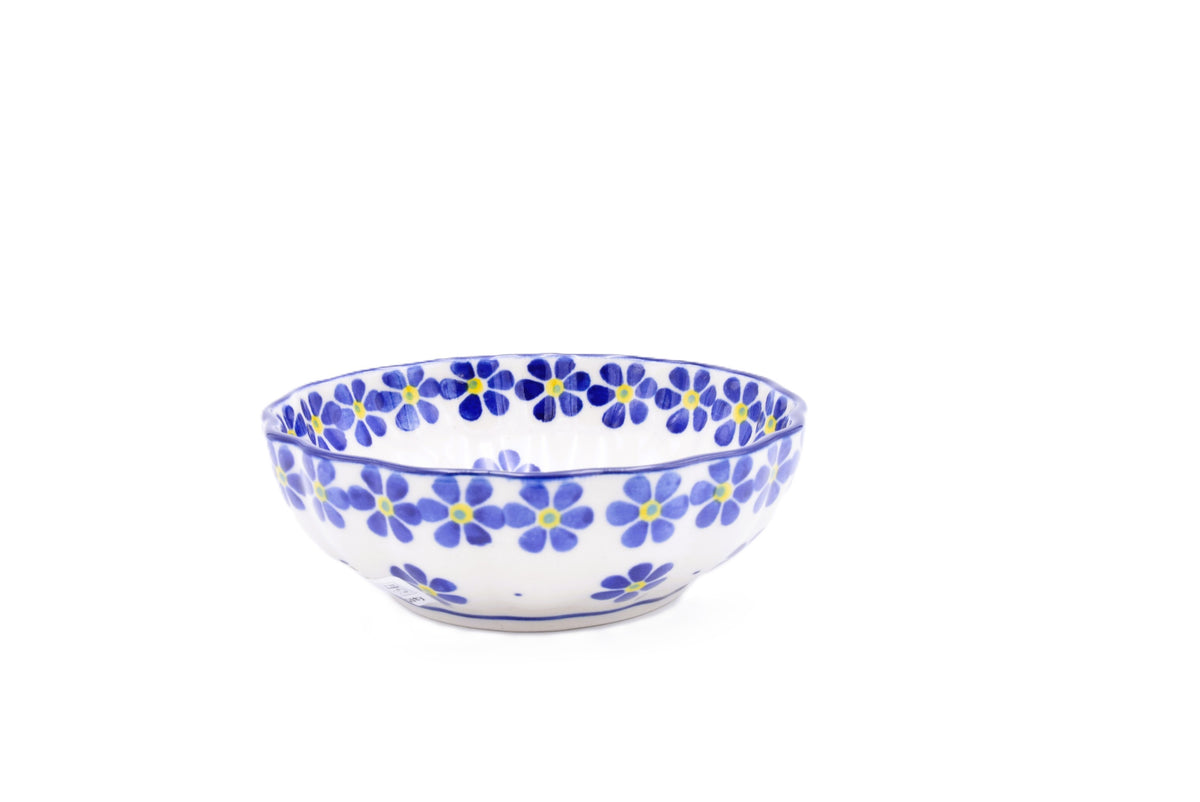 023 Bunzlau Schaaltje Ribbel 0342 - Blij Blauw Bunzlau