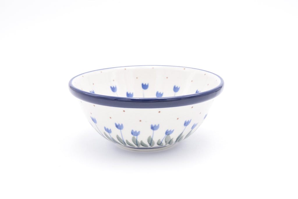 556 Bunzlau Nestschaal 0490 - Blij Blauw Bunzlau