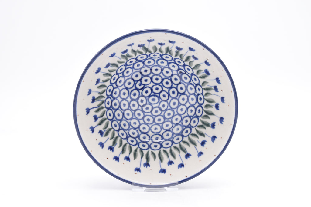 059 Bunzlau Nestschaal 0490 - Blij Blauw Bunzlau