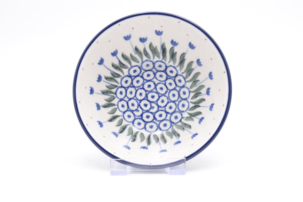 556 Bunzlau Nestschaal 0490 - Blij Blauw Bunzlau