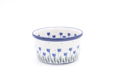 409 Bunzlau Schaaltje Soufflé 0490 - Blij Blauw Bunzlau