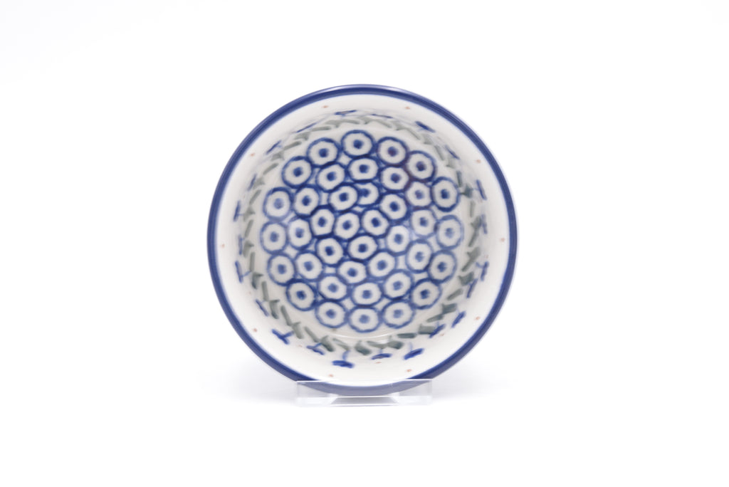 409 Bunzlau Schaaltje Soufflé 0490 - Blij Blauw Bunzlau