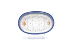 G43 Bunzlau Zeepbakje 0560 - Blij Blauw Bunzlau