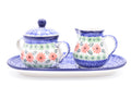 422 Bunzlau Suiker en Melk 0762 - Blij Blauw Bunzlau