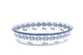 298 Bunzlau Ovenschaal Ovaal 0838 - Blij Blauw Bunzlau