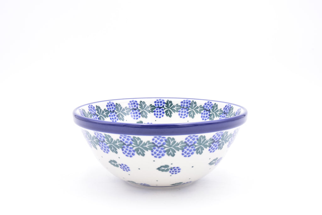 058 Bunzlau Nestschaal 0838 - Blij Blauw Bunzlau