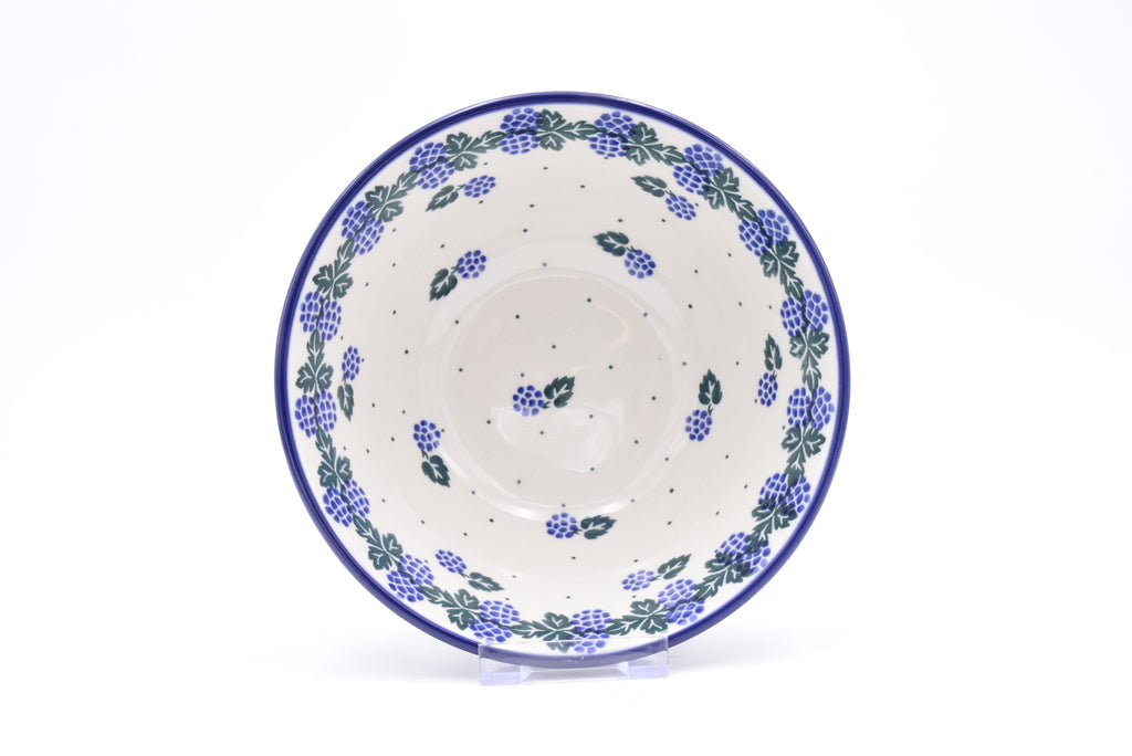 058 Bunzlau Nestschaal 0838 - Blij Blauw Bunzlau