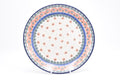 223 Bunzlau Dinerbord 0868 - Blij Blauw Bunzlau