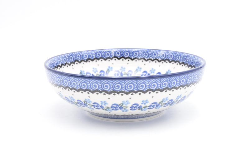B90 Bunzlau Schaaltje laag 0882 - Blij Blauw Bunzlau