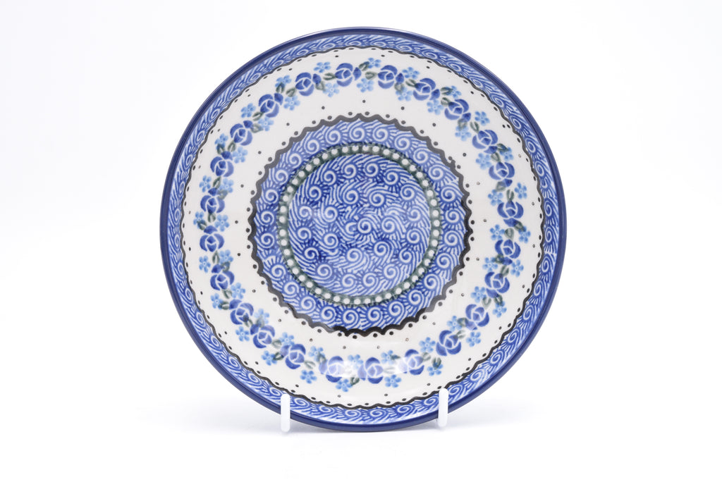 B90 Bunzlau Schaaltje laag 0882 - Blij Blauw Bunzlau