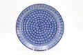 257 Bunzlau Dinerbord 0884 - Blij Blauw Bunzlau