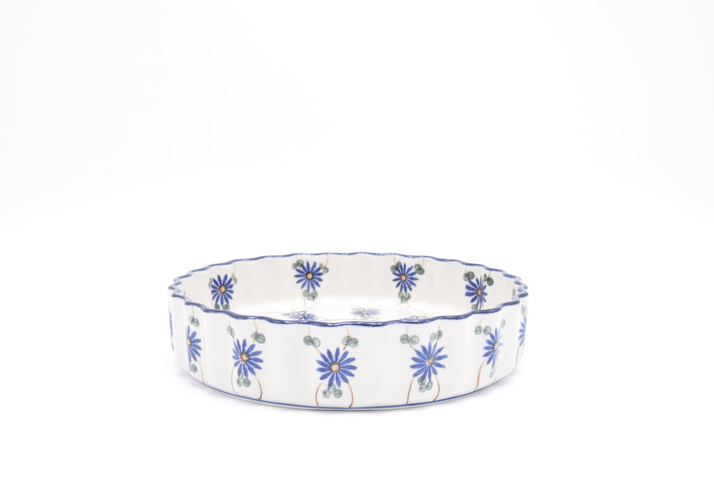 910 Bunzlau Ovenschaal 0103C - Blij Blauw Bunzlau