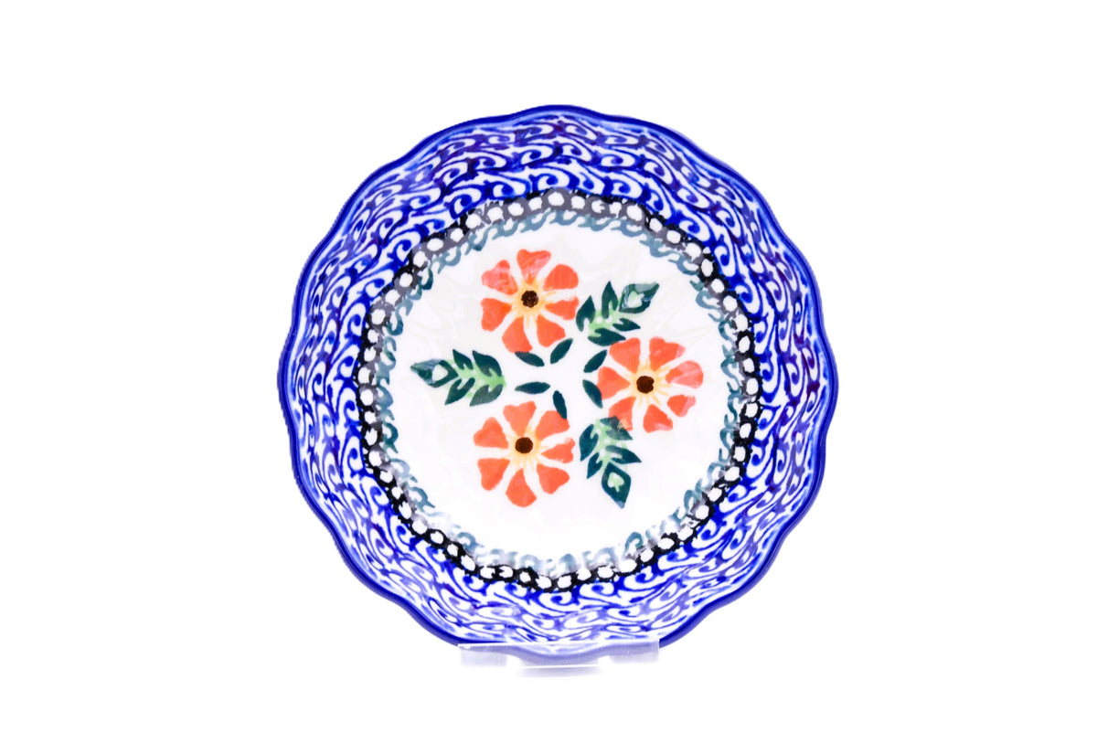 023 Bunzlau Schaaltje Ribbel 1215 - Blij Blauw Bunzlau