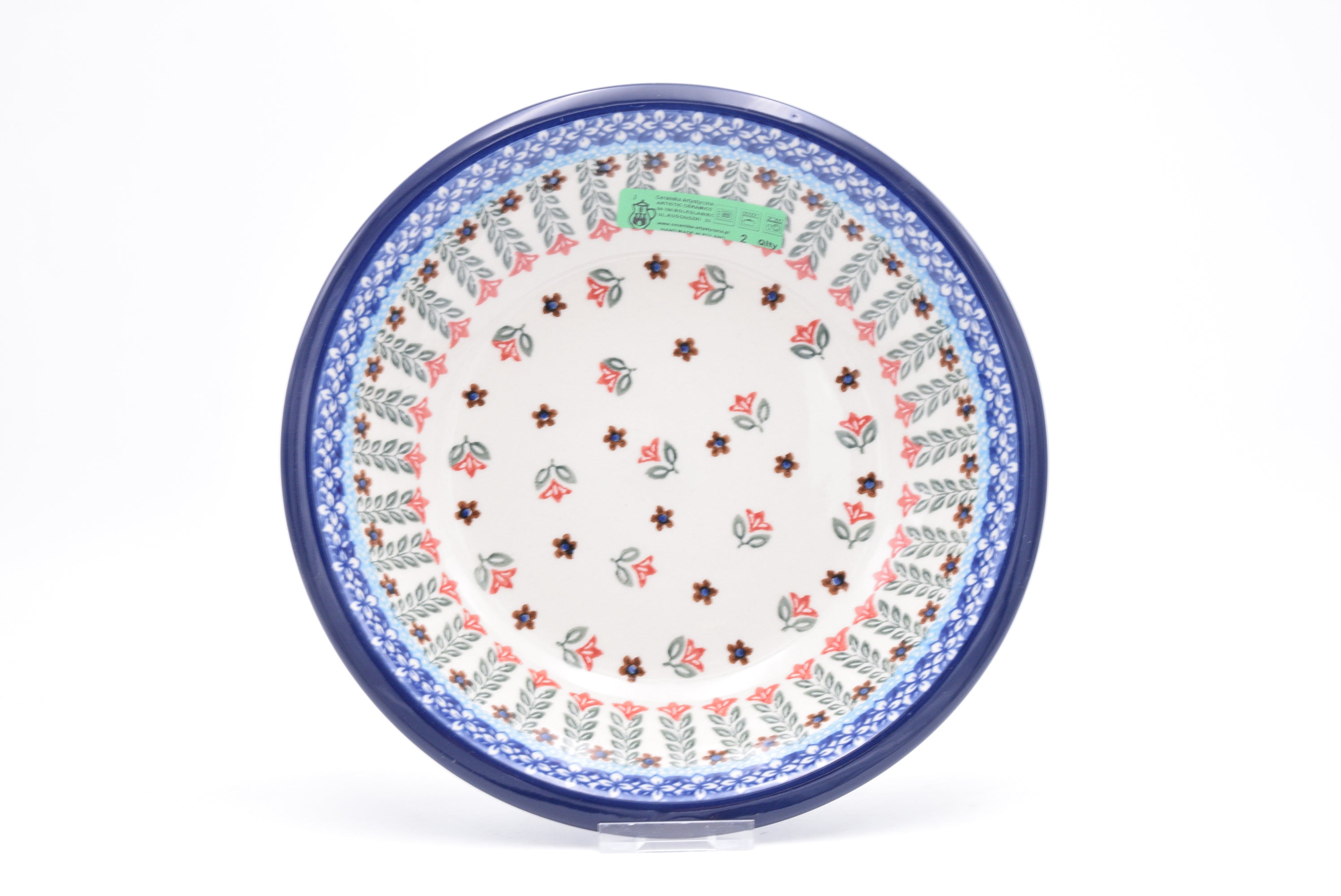 026 Bunzlau Pastabord 1366-2 - Blij Blauw Bunzlau