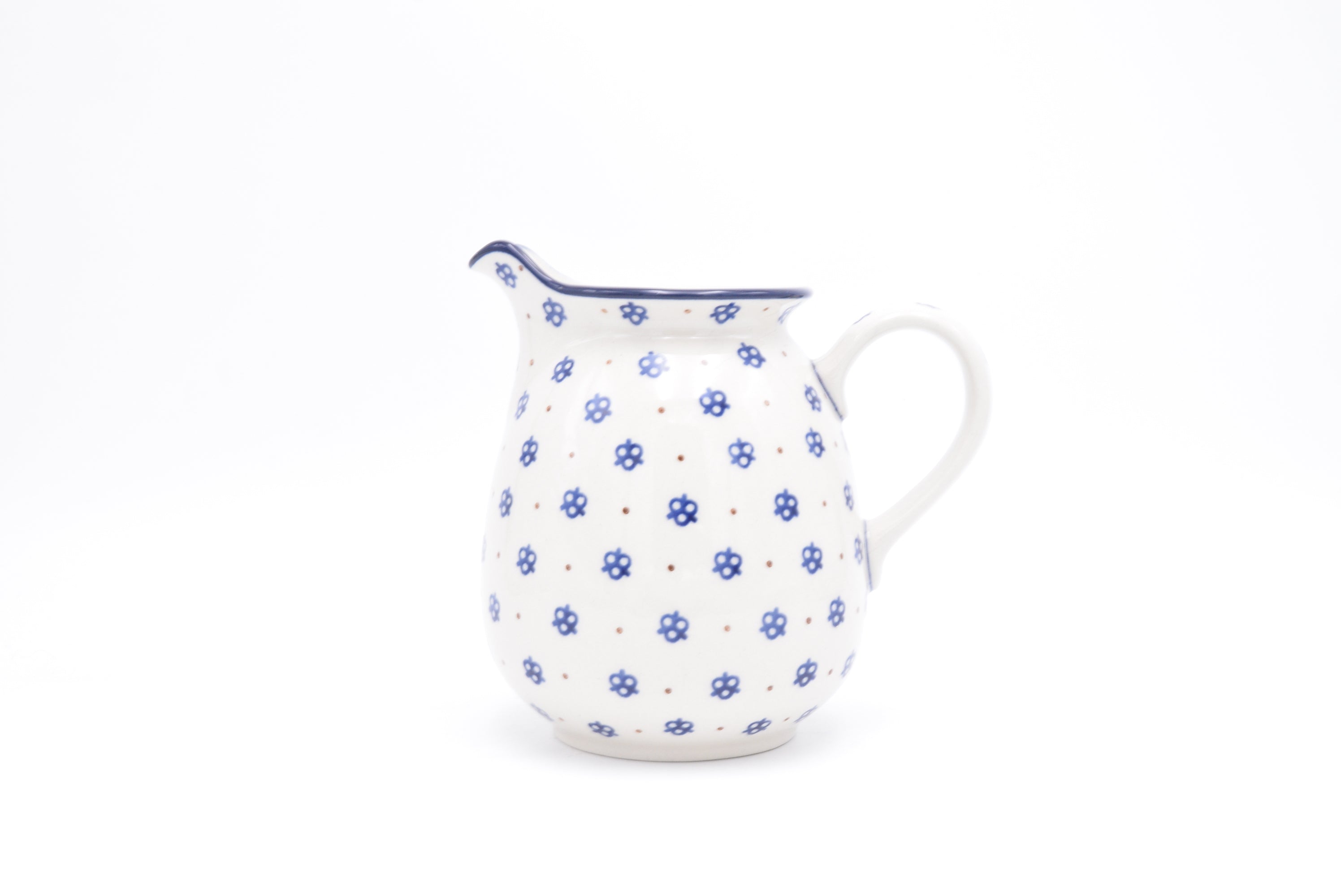 078 Bunzlau Schenkkan 000A - Blij Blauw Bunzlau