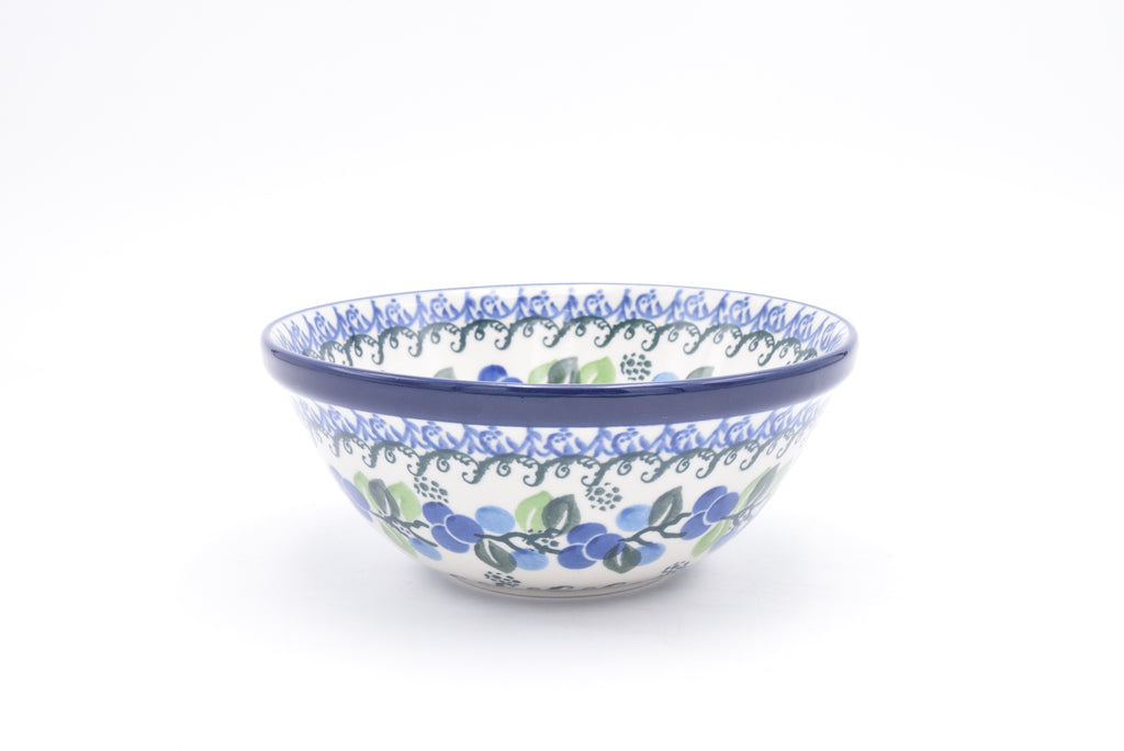 059 Bunzlau Nestschaal 1416 - Blij Blauw Bunzlau