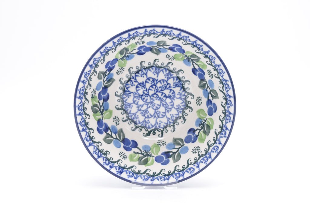 059 Bunzlau Nestschaal 1416 - Blij Blauw Bunzlau