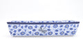 784 Bunzlau Cake schaal 1443 - Blij Blauw Bunzlau