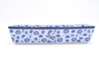 784 Bunzlau Cake schaal 1443 - Blij Blauw Bunzlau