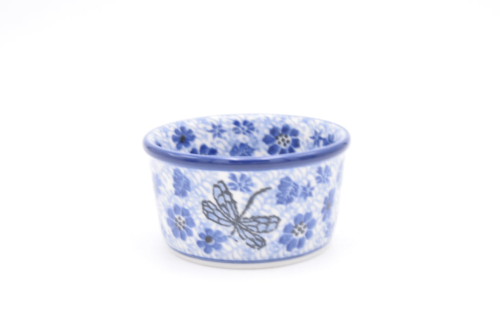 409 Bunzlau Schaaltje Soufflé 1443 - Blij Blauw Bunzlau