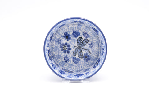 409 Bunzlau Schaaltje Soufflé 1443 - Blij Blauw Bunzlau