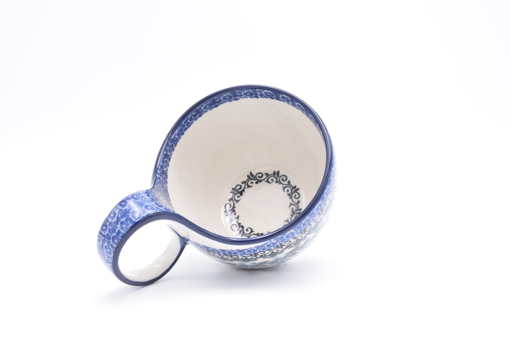 845 Bunzlau Waterscoop 1473 - Blij Blauw Bunzlau