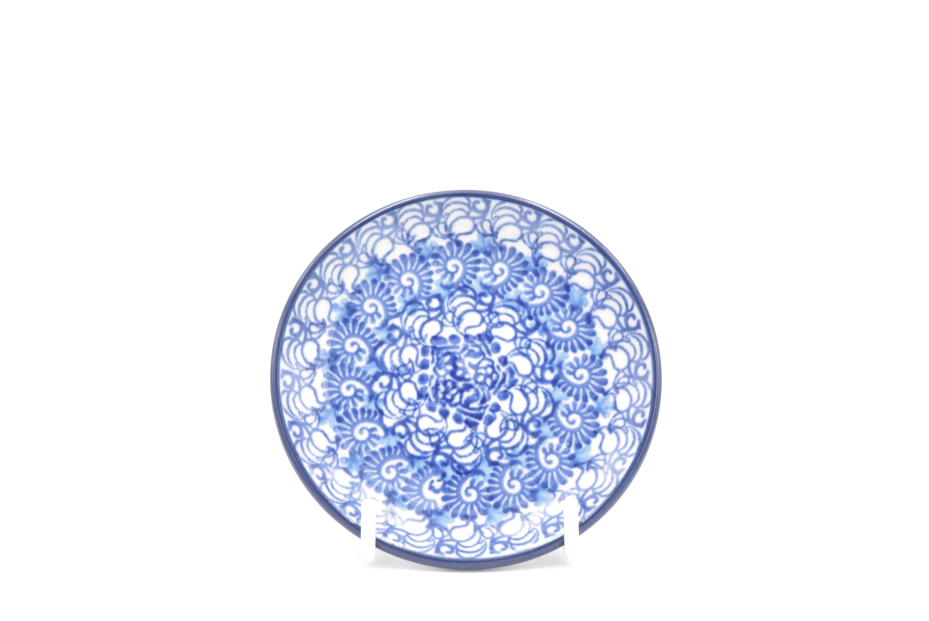 262 Bunzlau Petit Four 1488 - Blij Blauw Bunzlau