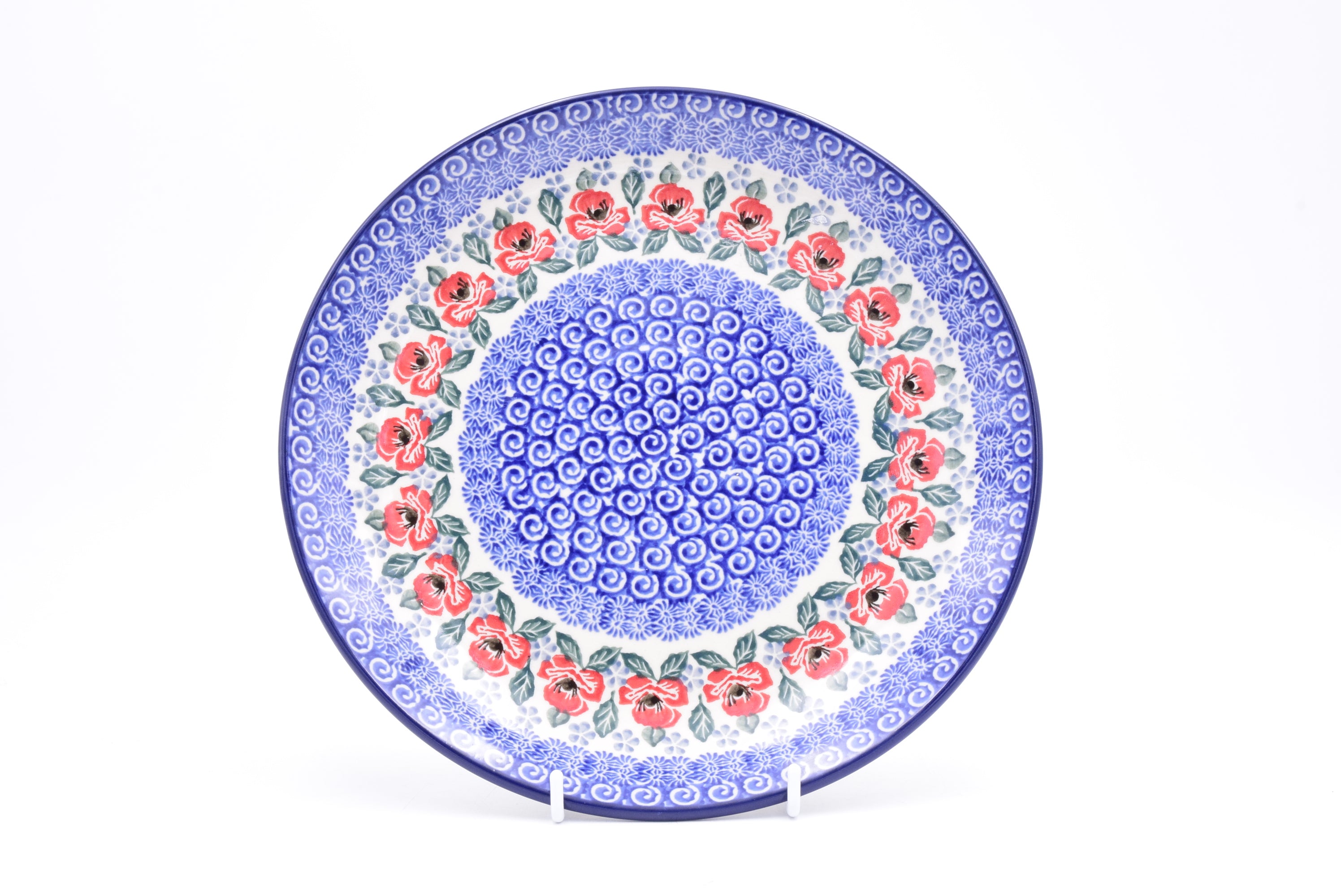 223 Bunzlau Dinerbord 1490 - Blij Blauw Bunzlau