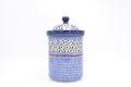 493 Bunzlau Pot met deksel 1543 - Blij Blauw Bunzlau