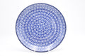257 Bunzlau Dinerbord 1546 - Blij Blauw Bunzlau