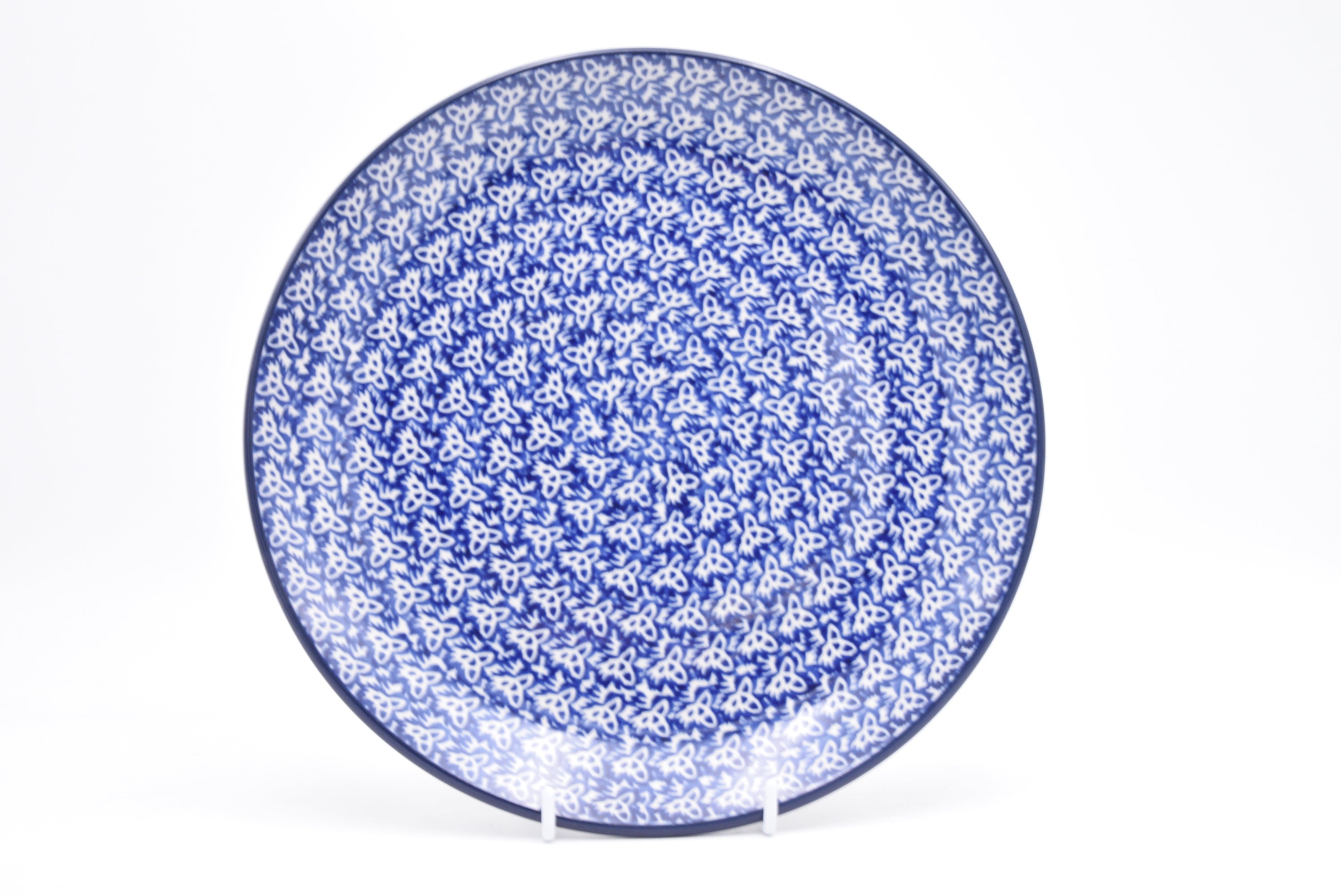 257 Bunzlau Dinerbord 1546 - Blij Blauw Bunzlau