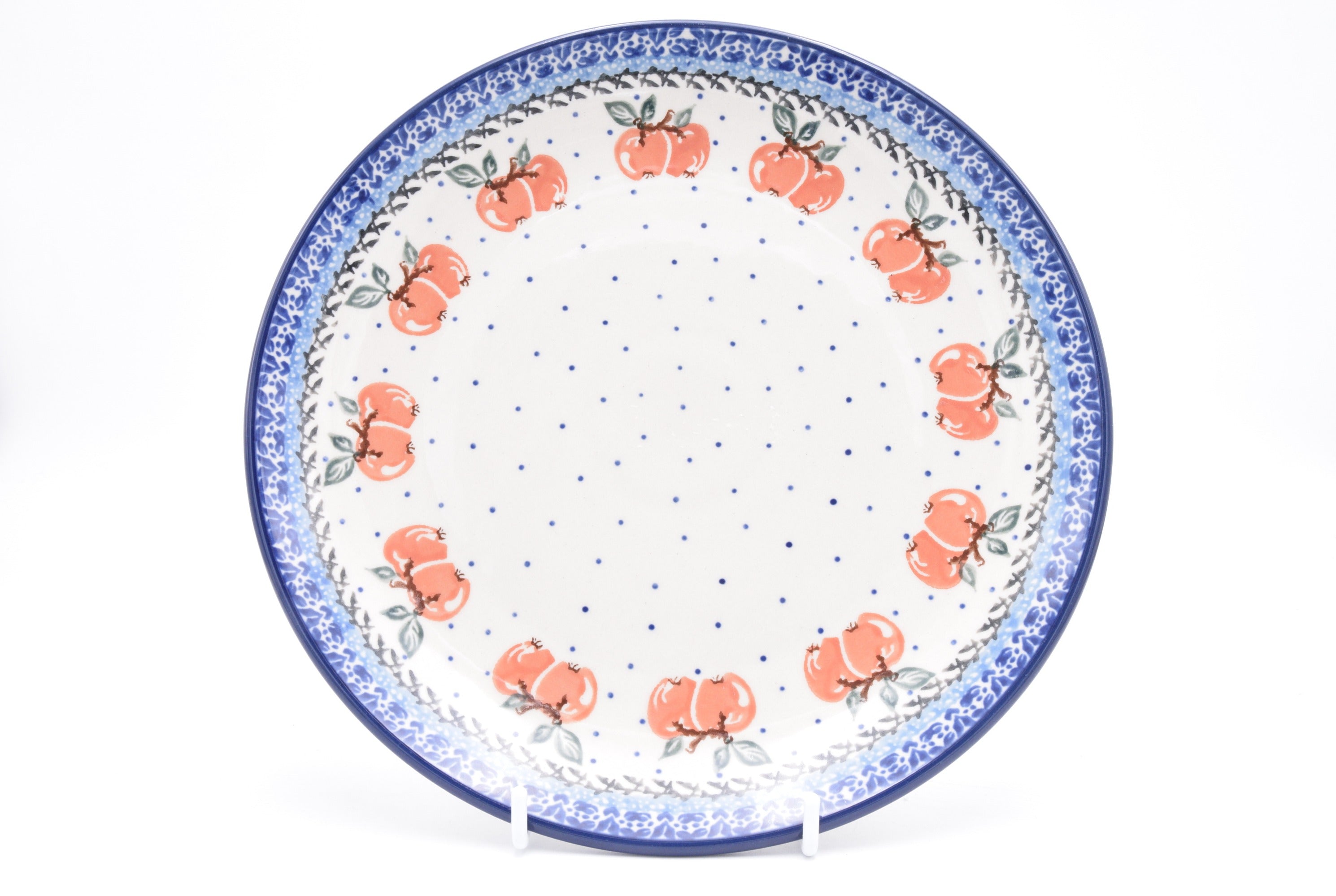 257 Bunzlau Dinerbord 1752 - Blij Blauw Bunzlau